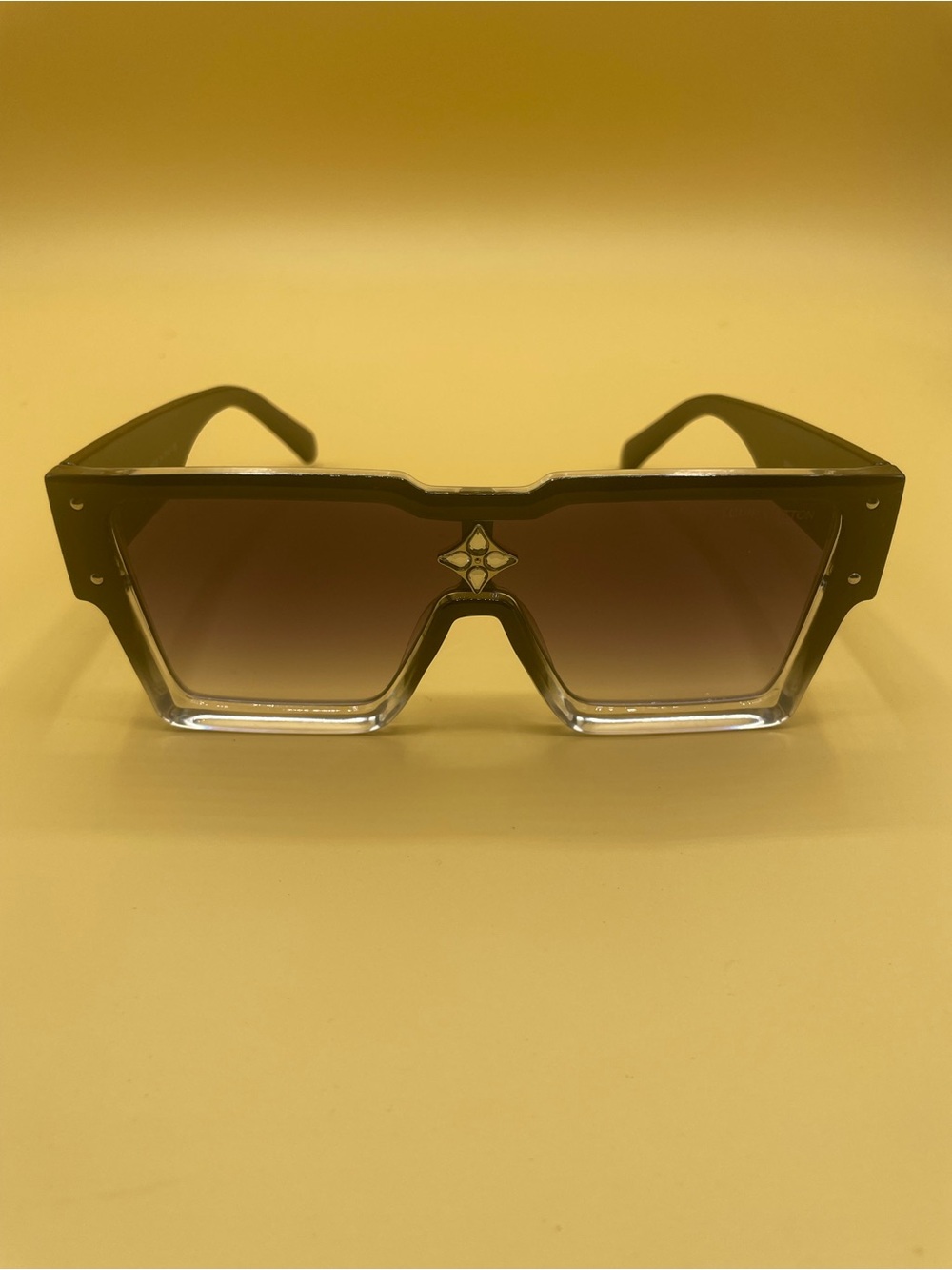 Louis Vuitton Men's Black-to-Clear Shield Sunglasses - Picture 3 of 5